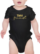 Tiny Feminist Quote Bodysuit Baby's -SmartPrintsInk Designs
