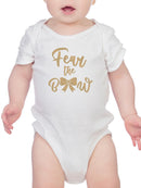 The Bow, Quote Bodysuit Baby's -SmartPrintsInk Designs