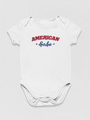 American Babe, Quote Bodysuit Baby's -SmartPrintsInk Designs