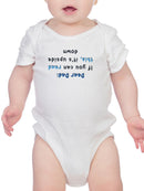 Dear Dad Quote Bodysuit Baby's -SmartPrintsInk Designs