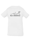 Made In Indianapolis. Landscape T-shirt -SmartPrintsInk Designs