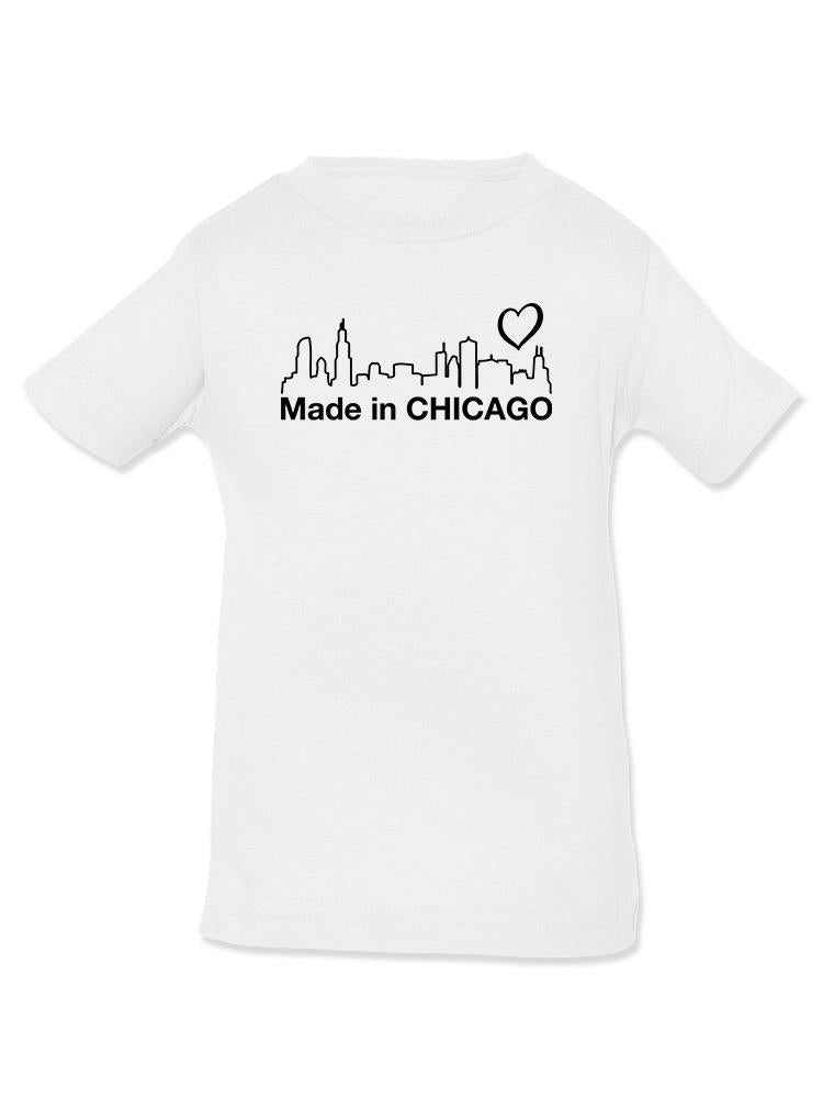 Made In Chicago. Landscape T-shirt -SmartPrintsInk Designs