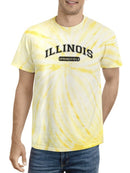 Illinois Springfield Tie Dye Tee -SmartPrintsInk Designs