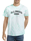 Illinois Springfield Tie Dye Tee -SmartPrintsInk Designs