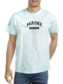 Maine Augusta Tie Dye Tee -SmartPrintsInk Designs