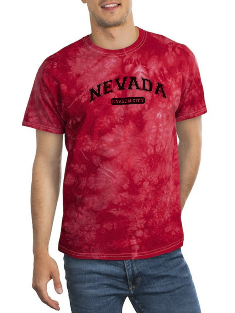 Nevada Carson City Tie Dye Tee -SmartPrintsInk Designs