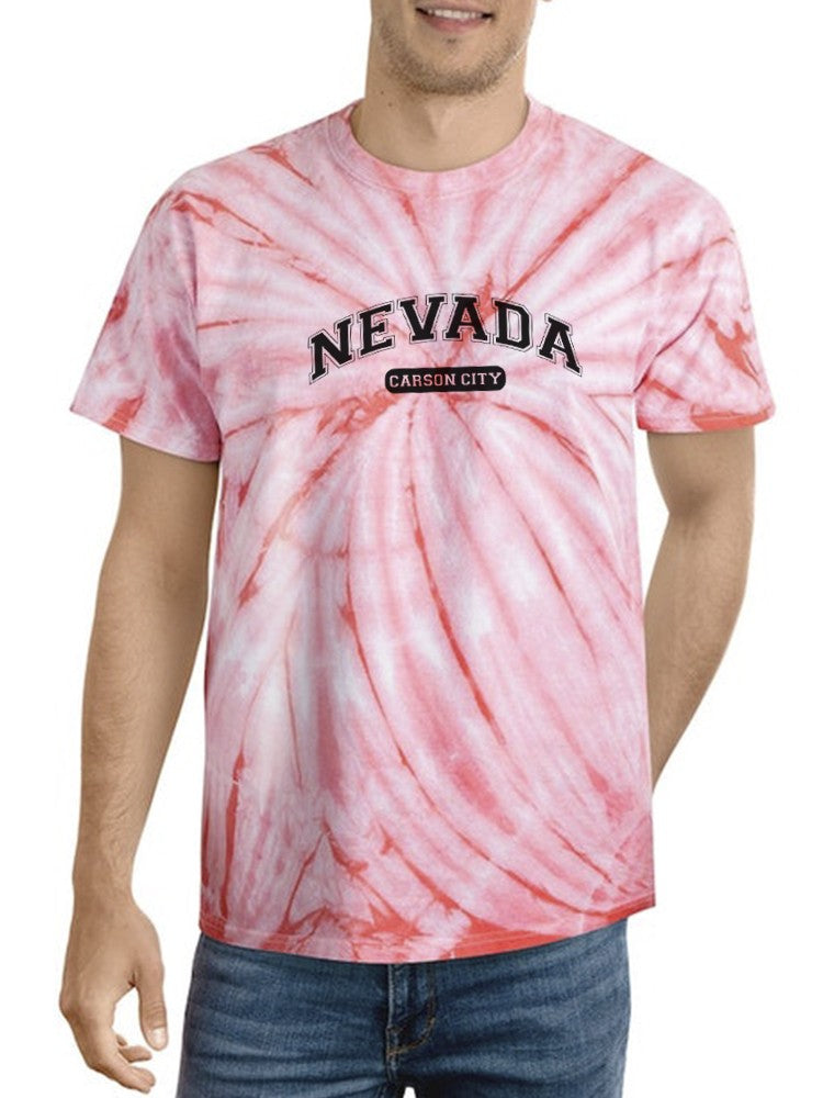 Nevada Carson City Tie Dye Tee -SmartPrintsInk Designs