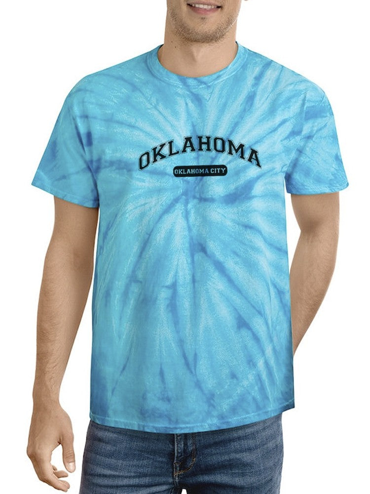 Oklahoma, Oklahoma City Tie Dye Tee -SmartPrintsInk Designs