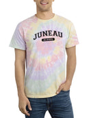 Juneau Alaska Tie Dye Tee -SmartPrintsInk Designs