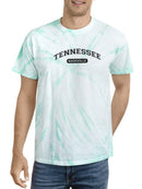 Tennessee Nashville Tie Dye Tee -SmartPrintsInk Designs