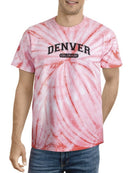 Denver Colorado Tie Dye Tee -SmartPrintsInk Designs