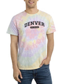 Denver Colorado Tie Dye Tee -SmartPrintsInk Designs