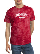 Alaska Juneau Tie Dye Tee -SmartPrintsInk Designs