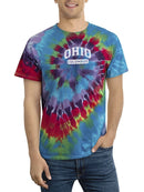 Columbus Ohio Tie Dye Tee -SmartPrintsInk Designs