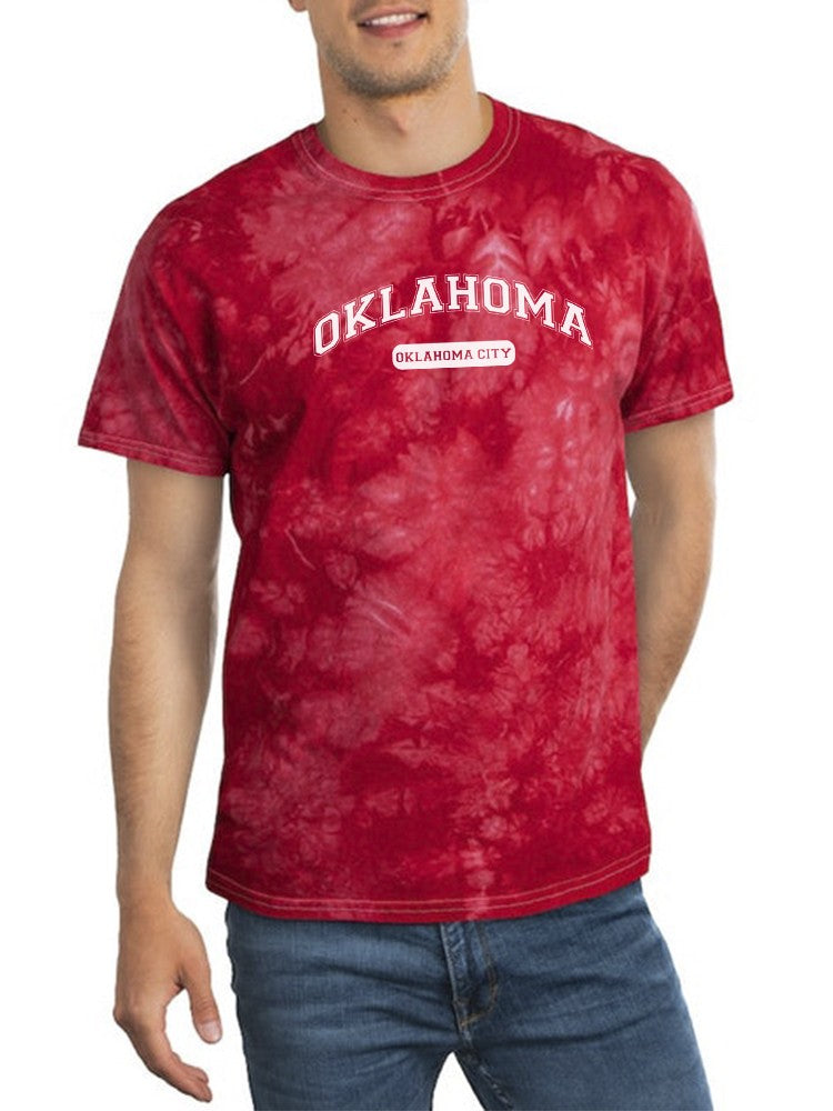 Oklahoma City. Tie Dye Tee -SmartPrintsInk Designs