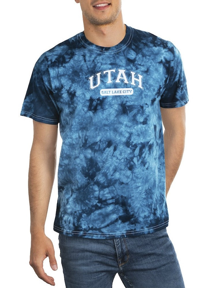 Salt Lake City Utah Tie Dye Tee -SmartPrintsInk Designs