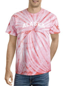 Alaska. Tie Dye Tee -SmartPrintsInk Designs