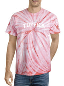 Topeka. Tie Dye Tee -SmartPrintsInk Designs