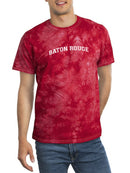 Baton Rouge. Tie Dye Tee -SmartPrintsInk Designs
