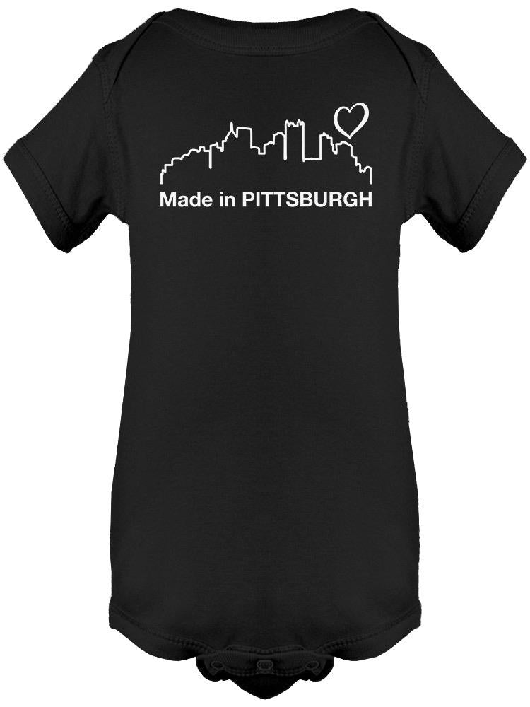 Made From Pittsburgh Bodysuit -SmartPrintsInk Designs