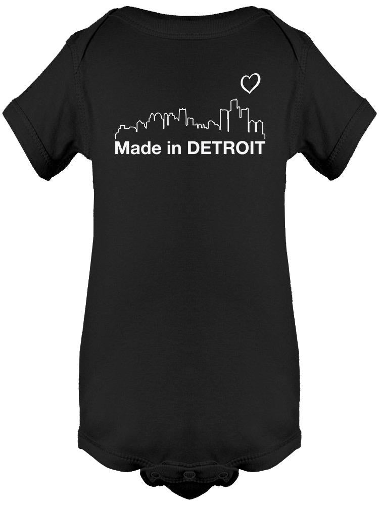 Made From Detroit Bodysuit -SmartPrintsInk Designs