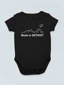 Made From Detroit Bodysuit -SmartPrintsInk Designs