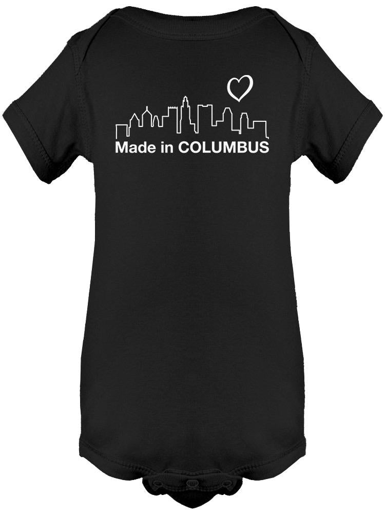 Made From Columbus Bodysuit -SmartPrintsInk Designs