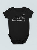 Made From Boston Bodysuit -SmartPrintsInk Designs