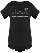 Made From Milwaukee Bodysuit -SmartPrintsInk Designs