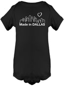 Made From Dallas Bodysuit -SmartPrintsInk Designs