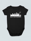 Made From San Francisco Bodysuit -SmartPrintsInk Designs