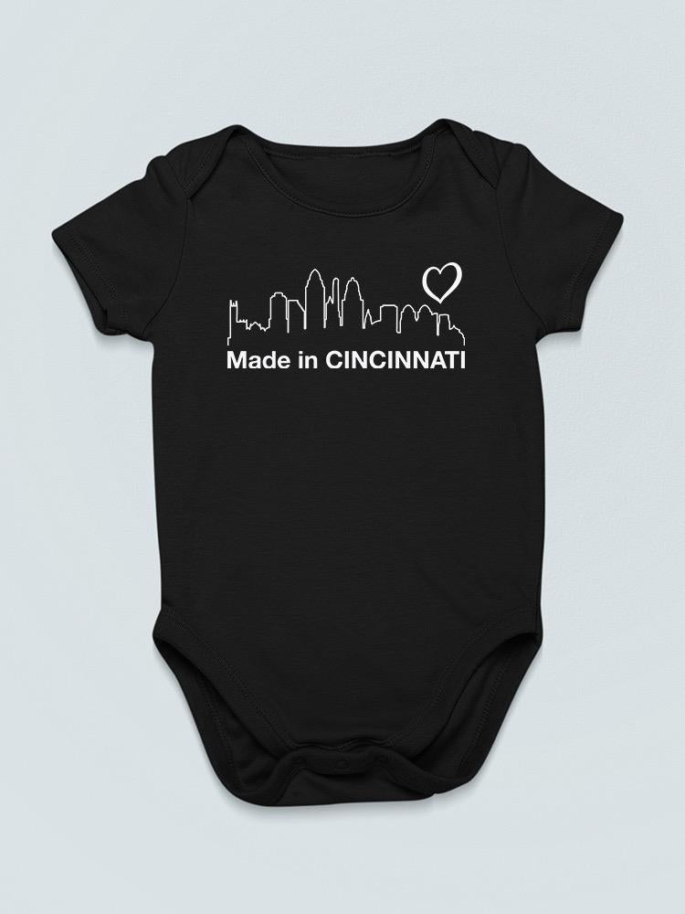Made From Cincinnati Bodysuit -SmartPrintsInk Designs