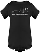 Made From Washington Dc Bodysuit -SmartPrintsInk Designs