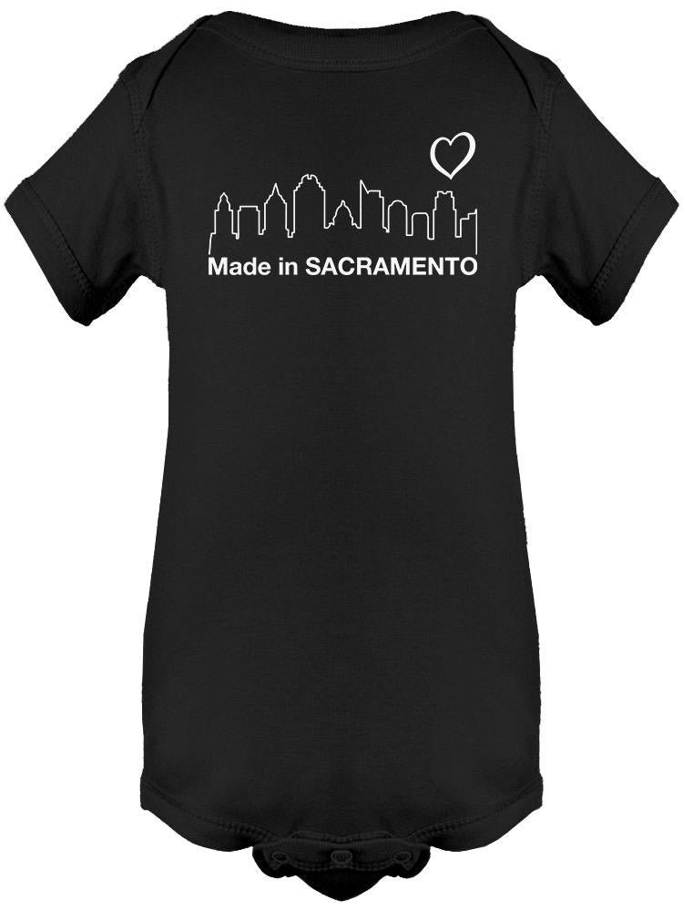 Made From Sacramento Bodysuit -SmartPrintsInk Designs