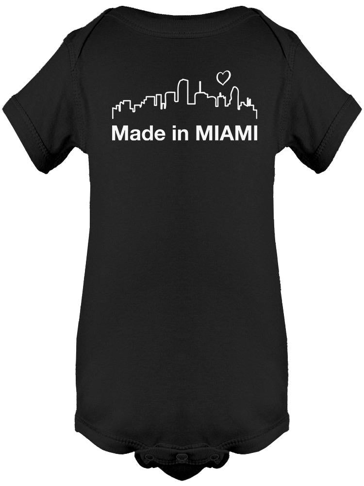 Made From Miami Bodysuit -SmartPrintsInk Designs