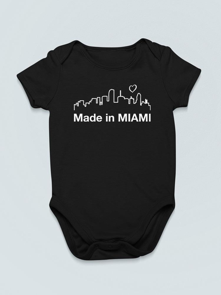 Made From Miami Bodysuit -SmartPrintsInk Designs