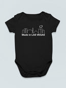 Made From Las Vegas Bodysuit -SmartPrintsInk Designs