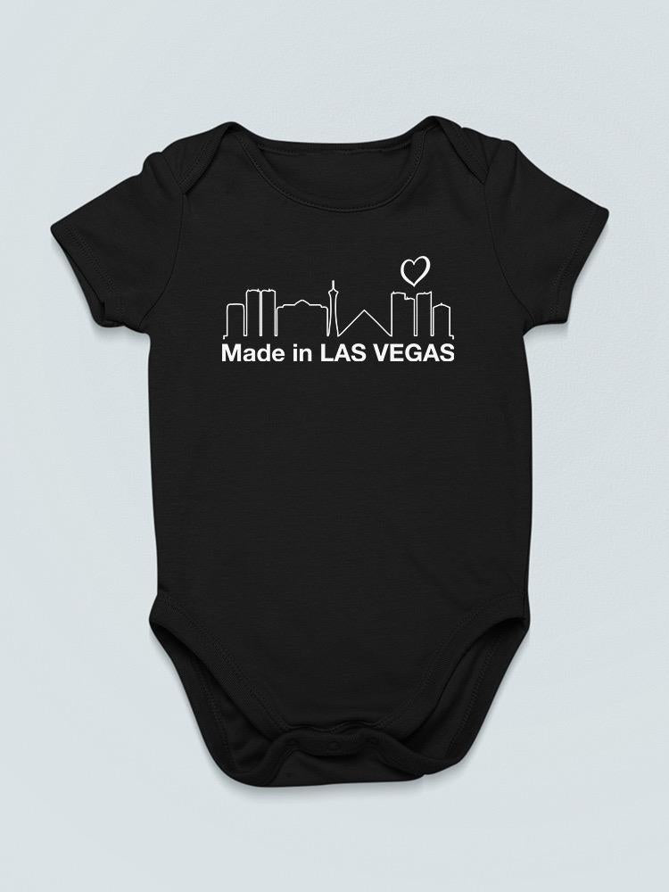 Made From Las Vegas Bodysuit -SmartPrintsInk Designs