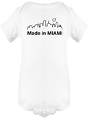 Made From Miami. Bodysuit -SmartPrintsInk Designs