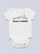 Made From Miami. Bodysuit -SmartPrintsInk Designs
