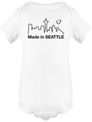 Made From Seattle. Bodysuit -SmartPrintsInk Designs