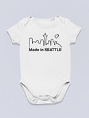 Made From Seattle. Bodysuit -SmartPrintsInk Designs
