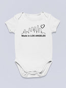 Made From Los Angeles. Bodysuit -SmartPrintsInk Designs