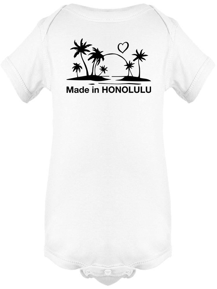 Made From Honolulu Bodysuit -SmartPrintsInk Designs