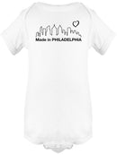 Made From Philadelphia Bodysuit -SmartPrintsInk Designs