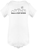 Made From Fort Myers. Bodysuit -SmartPrintsInk Designs