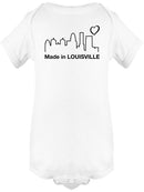 Made In Louisville Quote Bodysuit -SmartPrintsInk Designs