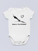 Made In The Exumas Quote. Bodysuit -SmartPrintsInk Designs