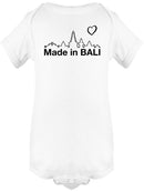 Made In Bali Quote. Bodysuit -SmartPrintsInk Designs