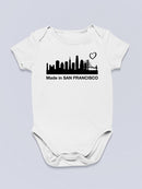 Made In San Francisco Quote. Bodysuit -SmartPrintsInk Designs